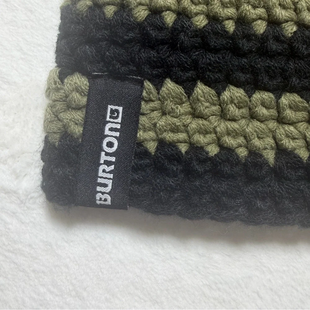 Burton Black and Olive Knit Beanie - Picture 3 of 5
